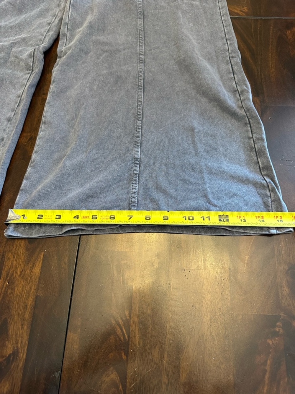NWT Easel Mineral Wash French Terry Wide Leg Pants Small - Picture 10 of 11